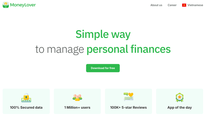 Money Lover budgeting app for easy expense tracking in 2026 – featured in a NZ Quashed review.