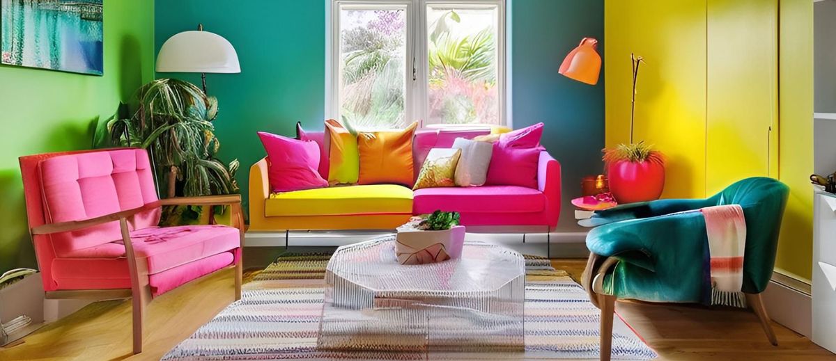 bright colourful living room contents insurance nz