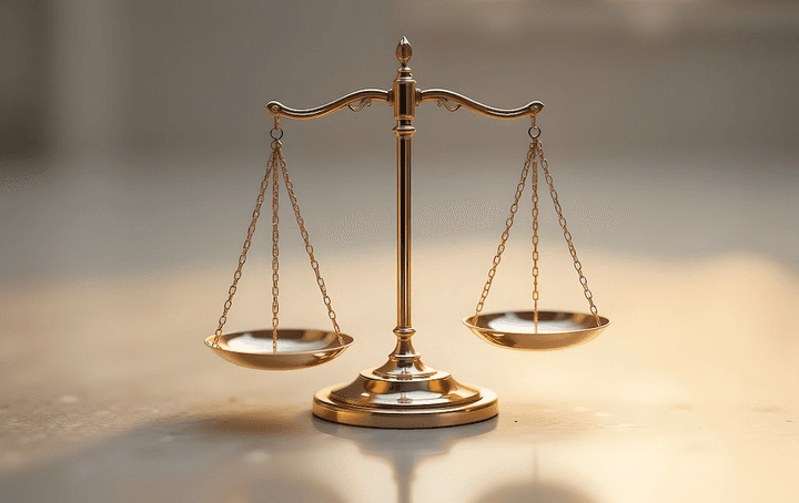 A balancing scale, representing the winners and losers of Tower Insurance’s risk-based car insurance pricing model in New Zealand, as explained by Quashed in 2026.