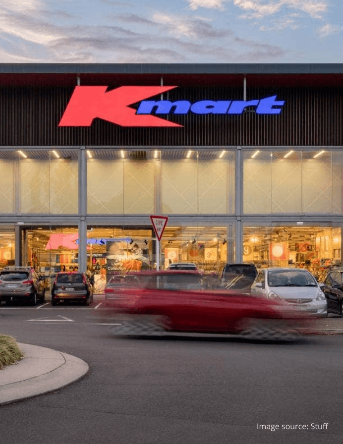Kmart exterior signage.