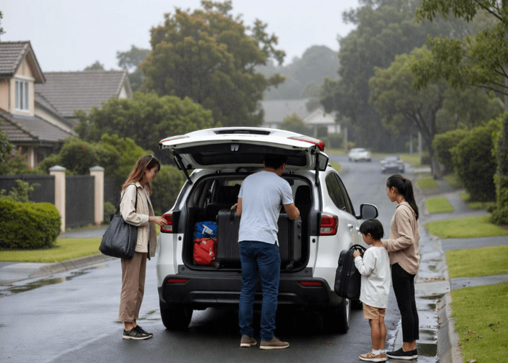 Assurant comprehensive car insurance protects NZ families on wet roads
