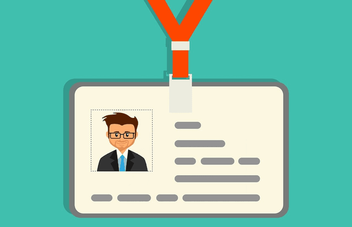 An identification badge with a person's photo, representing how Tower Insurance uses individualised data and risk-based pricing to profile and price car insurance for New Zealand drivers in 2026, as explained by Quashed.