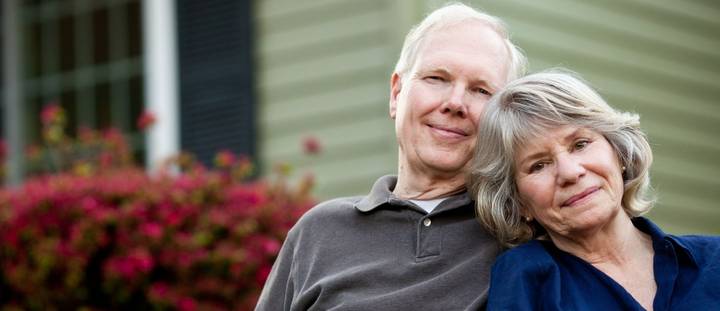 An elderly New Zealand couple.